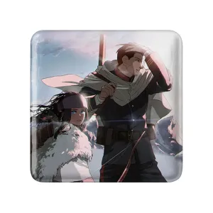 مگنت مربعی هیاکونوسکه انیمه کامویی طلایی Golden Kamuy