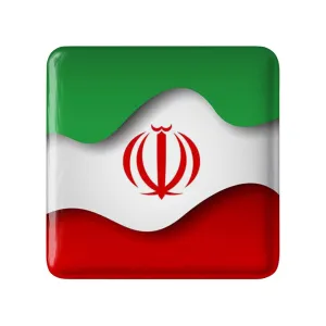مگنت مربعی پرچم ایران