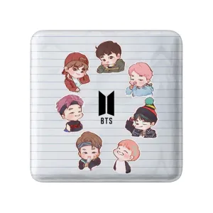 مگنت مربعی گروه بی تی اس BTS