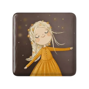 مگنت مربعی دخترانه فانتزی