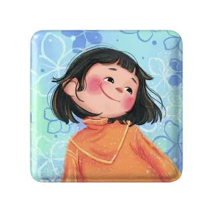 مگنت مربعی دخترانه فانتزی