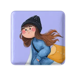 مگنت مربعی دخترانه فانتزی