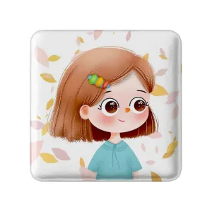 مگنت مربعی دخترانه فانتزی