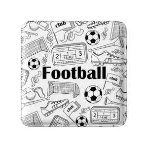 مگنت مربعی فوتبال Football