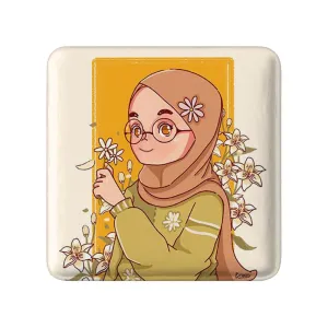 مگنت مربعی دخترانه باحجاب