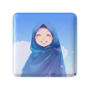مگنت مربعی دخترانه باحجاب