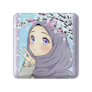 مگنت مربعی دخترانه باحجاب