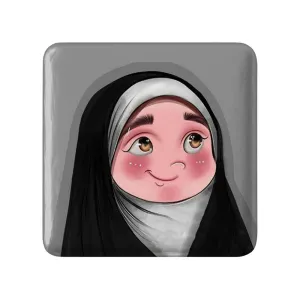 مگنت مربعی دخترانه باحجاب