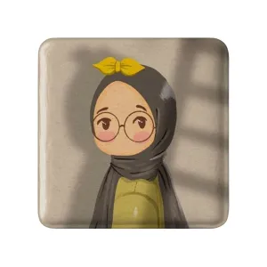 مگنت مربعی دخترانه باحجاب