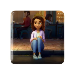 مگنت مربعی انیمیشن شانس لاک Luck