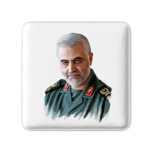 مگنت مربعی سردار قاسم سلیمانی
