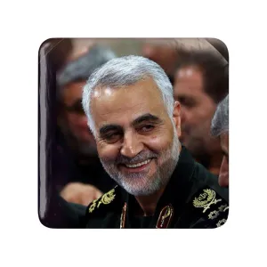 مگنت مربعی سردار قاسم سلیمانی