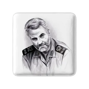 مگنت مربعی سردار قاسم سلیمانی