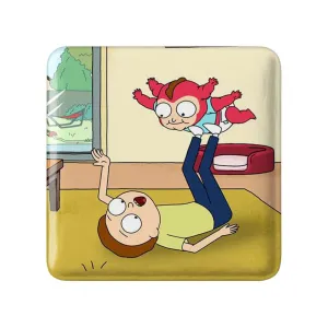 مگنت مربعی انیمیشن ریک و مورتی Rick and Mort