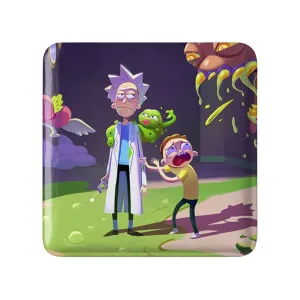 مگنت مربعی انیمیشن ریک و مورتی Rick and Mort