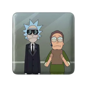 مگنت مربعی انیمیشن ریک و مورتی Rick and Mort