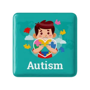 مگنت مربعی اتیسم Autism