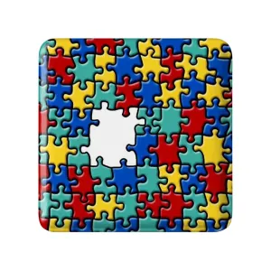 مگنت مربعی اتیسم Autism