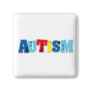 مگنت مربعی اتیسم Autism
