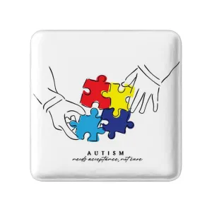 مگنت مربعی اتیسم Autism