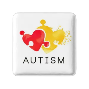 مگنت مربعی اتیسم Autism
