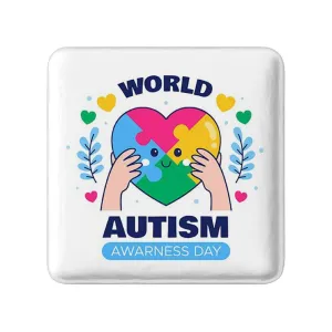 مگنت مربعی اتیسم Autism