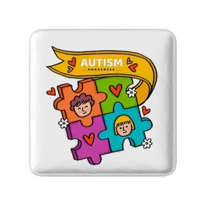 مگنت مربعی اتیسم Autism