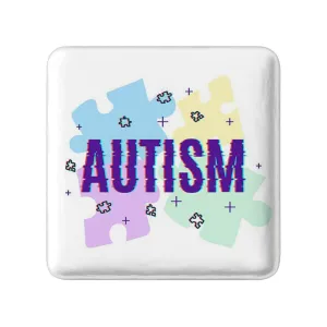 مگنت مربعی اتیسم Autism