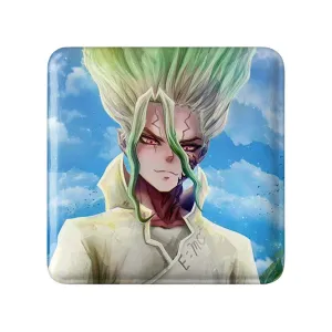 مگنت مربعی سنکو انیمه دکتر استون Dr. Stone