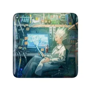 مگنت مربعی سنکو انیمه دکتر استون Dr. Stone