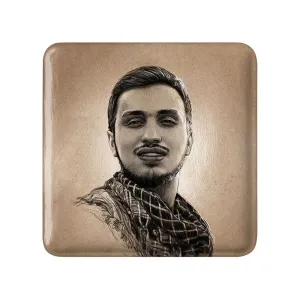 مگنت مربعی شهید جهاد مغنیه