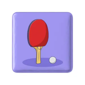 مگنت مربعی پینگ پنگ Ping Pong