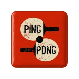 مگنت مربعی پینگ پنگ Ping Pong