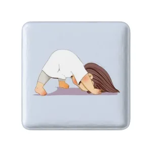 مگنت مربعی دختر ورزشی