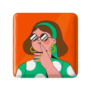 مگنت مربعی دختر قوی Girl Power