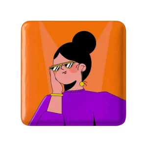 مگنت مربعی دختر قوی Girl Power