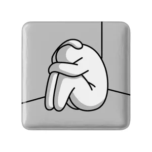 مگنت مربعی تنبل خسته