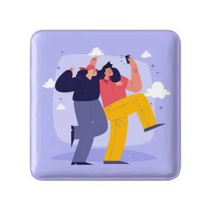 مگنت مربعی بهترین دوستان Best Friends