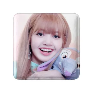 مگنت مربعی لیسا گروه بلک پینک Black Pink