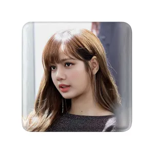 مگنت مربعی لیسا گروه بلک پینک Black Pink