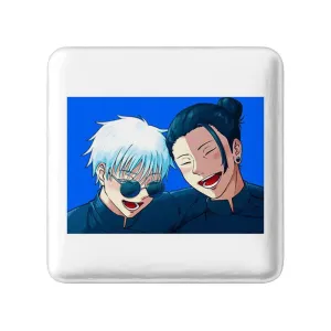 مگنت مربعی گتو و گوجو ساتورو انیمه جوجوتسو کایزن Jujutsu Kaisen