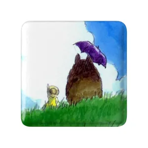 مگنت مربعی انیمه همسایه من توتورو My Neighbor Totoro