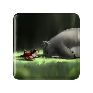 مگنت مربعی انیمه همسایه من توتورو My Neighbor Totoro