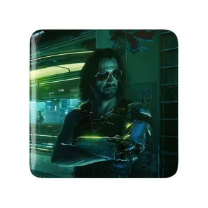 مگنت مربعی جانی سیلور هند و کلوپ معروف افترلایف سایبر پانک