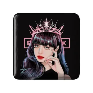 مگنت مربعی لیسا گروه بلک پینک Black Pink