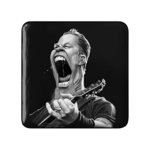 مگنت مربعی جیمز هتفیلد گروه موسیقی متالیکا Metallica