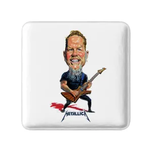 مگنت مربعی جیمز هتفیلد گروه موسیقی متالیکا Metallica