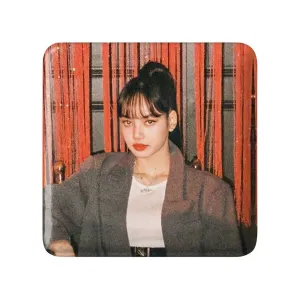 مگنت مربعی لیسا گروه بلک پینک Black Pink