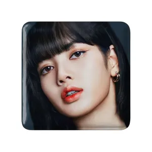 مگنت مربعی لیسا گروه بلک پینک Black Pink