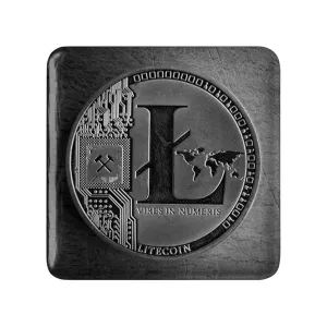 مگنت مربعی ارز دیجیتال لایت کوین